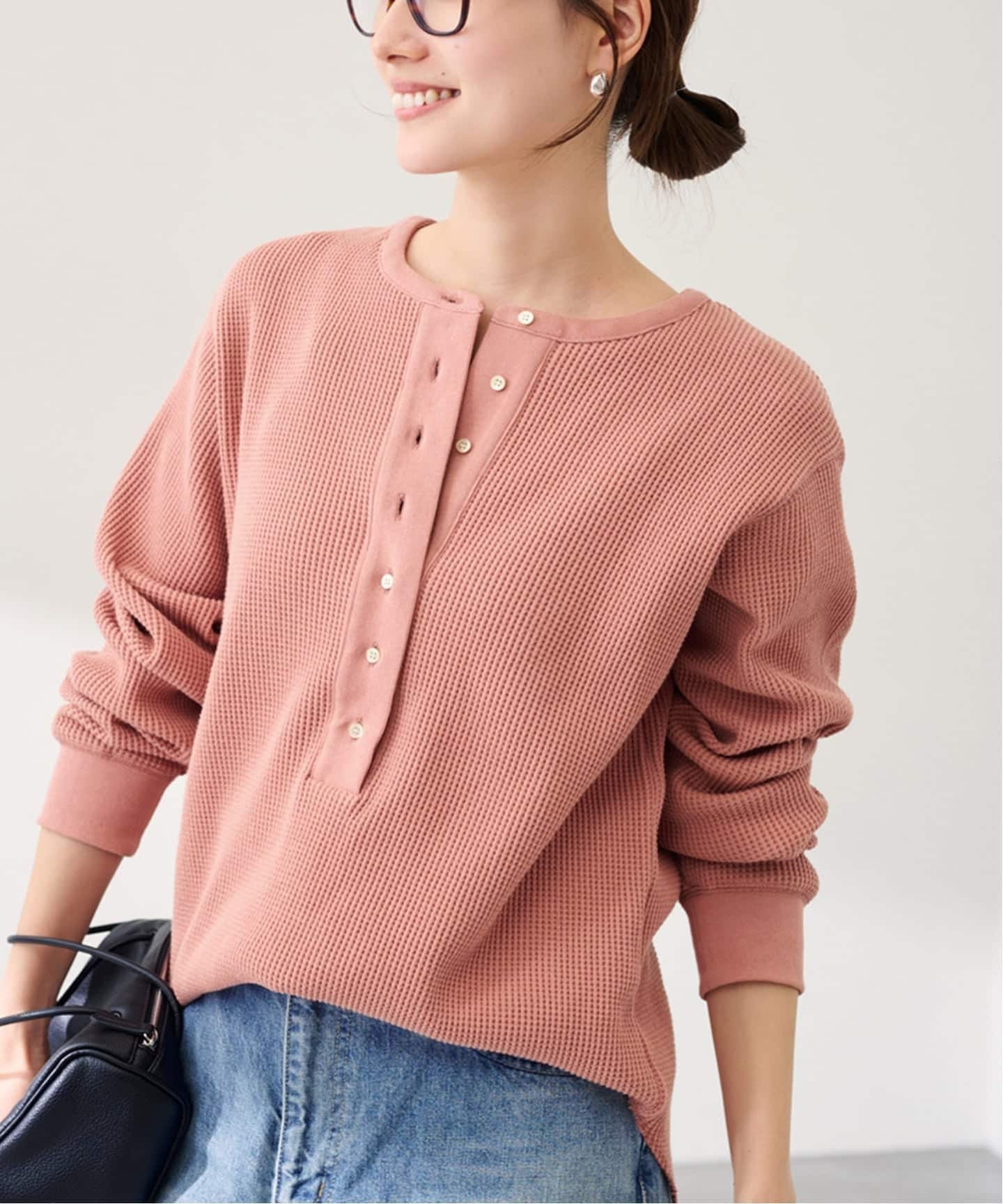 【フレームワーク/FRAMeWORK】のワッフルロンT インテリア・キッズ・メンズ・レディースファッション・服の通販 founy(ファニー) ファッション Fashion レディースファッション Fashion for Women トップス・カットソー Cut & Sew Tops ロングTシャツ・Tシャツ Longline T-Shirts & Tees ショルダー Shoulder, Shoulder Strap ドロップ Drop Shoulder, Dropped Style ワッフル Waffle, Waffle Knit ピンク|ID: prp329100004863554 ipo3291000000036159221