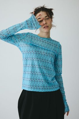 【ヘリンドットサイ/HeRIN.CYE】のRocket mesh inner tops 人気、トレンドファッション・服の通販 founy(ファニー) ファッション Fashion レディースファッション Fashion for Women トップス・カットソー Cut & Sew Tops インナー Innerwear ジャケット Jacket, Outerwear フィット Fit, Slim Fit メッシュ Mesh, Net Fabric モチーフ Motif, Design Theme |ID:prp329100004863558