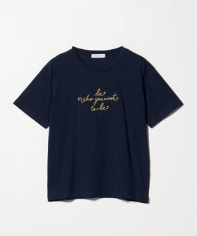 【ユナイテッドアローズ/UNITED ARROWS】のブラッシュ エンブロイダリー Tシャツ A DAY IN THE LIFE 人気、トレンドファッション・服の通販 founy(ファニー) ファッション Fashion レディースファッション Fashion for Women トップス・カットソー Cut & Sew Tops シャツ・ブラウス・オフィスカジュアル Elegant Blouses & Button-Ups ロングTシャツ・Tシャツ Longline T-Shirts & Tees エンブロイダリー Embroidery Design シンプル Simple, Minimal スラックス Slacks, Dress Pants デニム Denim, Jeans Material プリーツ Pleats, Pleated アウトレット Outlet / Clearance |ID:prp329100004863560