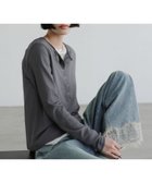 【ローリーズファーム/LOWRYS FARM】のUSEFULヘンリープルオーバーLS 人気、トレンドファッション・服の通販 founy(ファニー) ファッション Fashion レディースファッション Fashion for Women トップス・カットソー Cut & Sew Tops カジュアルプルオーバー・ニットトップス Pullovers & Knit Tops / Casual Pullovers おすすめ Recommended / Our Picks インナー Innerwear コンパクト Compact, Small Size シアー Sheer, See-Through テレコ Ribbed, Rib Stitch トレンド Trend, Trending Now ドット Polka Dot, Dot Pattern ベーシック Basic, Essential ワンポイント One Point, Statement Accent thumbnail グレー18|ID: prp329100004863561 ipo3291000000036159969