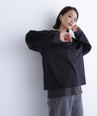 【ナチュラル ビューティー ベーシック/NATURAL BEAUTY BASIC】のシアーレイヤードカットソー 人気、トレンドファッション・服の通販 founy(ファニー) ファッション Fashion レディースファッション Fashion for Women トップス・カットソー Cut & Sew Tops カットソー・ベーシックTシャツ Cut-and-Sewn Tops / Stretch Tees & Basics カットソー Cut and Sewn Top シアー Sheer, See-Through シンプル Simple, Minimal スリット Slit, Slit Detail トレンド Trend, Trending Now 定番 Standard, Basic Item thumbnail ブラック×チャコール2|ID: prp329100004863566 ipo3291000000036160179