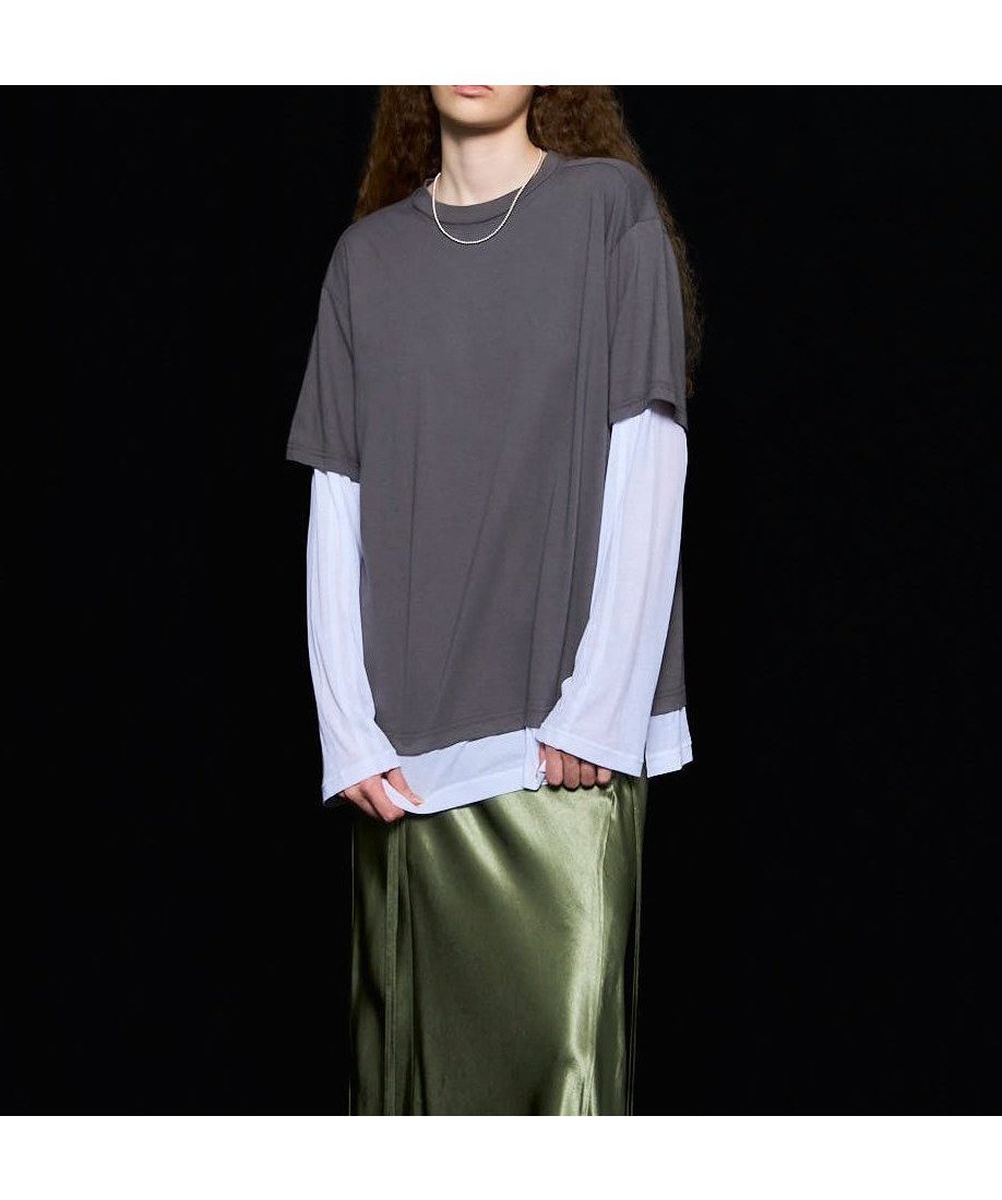 【メゾンスペシャル/MAISON SPECIAL】のSheer Layered Tops 人気、トレンドファッション・服の通販 founy(ファニー) ファッション Fashion レディースファッション Fashion for Women トップス・カットソー Cut & Sew Tops おすすめ Recommended / Our Picks インナー Innerwear 半袖 Short Sleeve, Half Sleeve 長袖 Long Sleeve, Full Sleeve other-1|ID: prp329100004863571 ipo3291000000036160390