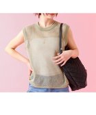 【ルージュヴィフラクレ/Rouge vif la cle】の【JOHNBULL/ジョンブル】メッシュノースリーブトップス / タンクトップ 人気、トレンドファッション・服の通販 founy(ファニー) ファッション Fashion レディースファッション Fashion for Women トップス・カットソー Cut & Sew Tops キャミソール&ノースリーブ Camisoles & Sleeveless Tops キャミソール Camisole, Spaghetti Strap Top ジーンズ Jeans, Denim Pants タンク Tank Top, Sleeveless Top デニム Denim, Jeans Material トレンド Trend, Trending Now ノースリーブ Sleeveless, No-Sleeve ミリタリー Military, Army Style メッシュ Mesh, Net Fabric ワーク Workwear, Utility Style エレガント 上品 Elegant thumbnail ベージュ|ID: prp329100004863574 ipo3291000000036160823