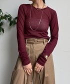 【ドゥドゥ/DouDou】の【新色追加】コットンシアーTEE 人気、トレンドファッション・服の通販 founy(ファニー) ファッション Fashion レディースファッション Fashion for Women インナー Innerwear コンパクト Compact, Small Size サロペット Overalls, Salopette シアー Sheer, See-Through スマート Smart, Elegant A/W・秋冬 Autumn/Winter 冬 Winter / This Winter 再入荷 Restock / Back in Stock エレガント 上品 Elegant 2025年 2025 2025-2026秋冬・A/W Autumn/Winter 2025–26 AW25–26 thumbnail ボルドー|ID: prp329100004863576 ipo3291000000036161104