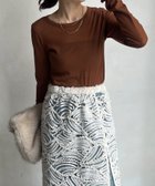 【ドゥドゥ/DouDou】の【新色追加】コットンシアーTEE 人気、トレンドファッション・服の通販 founy(ファニー) ファッション Fashion レディースファッション Fashion for Women インナー Innerwear コンパクト Compact, Small Size サロペット Overalls, Salopette シアー Sheer, See-Through スマート Smart, Elegant A/W・秋冬 Autumn/Winter 冬 Winter / This Winter 再入荷 Restock / Back in Stock エレガント 上品 Elegant 2025年 2025 2025-2026秋冬・A/W Autumn/Winter 2025–26 AW25–26 thumbnail ブラウン|ID: prp329100004863576 ipo3291000000036161110