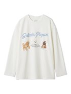 【ジェラート ピケ/gelato pique】の【UNISEX】プレイフルDOGワンポイントロンT 人気、トレンドファッション・服の通販 founy(ファニー) ファッション Fashion レディースファッション Fashion for Women トップス・カットソー Cut & Sew Tops ロングTシャツ・Tシャツ Longline T-Shirts & Tees ユニセックス Unisex, Genderless おすすめ Recommended / Our Picks スマート Smart, Elegant ハーフ Half, Half-Length プリント Print, Printed Pattern ロング Long, Long-Length ワンポイント One Point, Statement Accent 犬 Dog thumbnail OWHT[002]|ID: prp329100004863582 ipo3291000000036161866