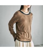 【レプシィム ローリーズファーム/LEPSIM LOWRYS FARM】のテンセル混クルー 人気、トレンドファッション・服の通販 founy(ファニー) ファッション Fashion レディースファッション Fashion for Women おすすめ Recommended / Our Picks インナー Innerwear キャミワンピース Cami Dress, Slip Dress ジャケット Jacket, Outerwear スウェット / スエット Sweatshirt, Sweatwear ベーシック Basic, Essential thumbnail ブラウン58|ID: prp329100004863583 ipo3291000000036161894