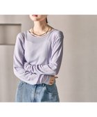 【レプシィム ローリーズファーム/LEPSIM LOWRYS FARM】のテンセル混クルー 人気、トレンドファッション・服の通販 founy(ファニー) ファッション Fashion レディースファッション Fashion for Women おすすめ Recommended / Our Picks インナー Innerwear キャミワンピース Cami Dress, Slip Dress ジャケット Jacket, Outerwear スウェット / スエット Sweatshirt, Sweatwear ベーシック Basic, Essential thumbnail パープル91|ID: prp329100004863583 ipo3291000000036161903