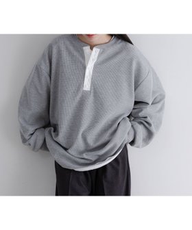 【ローリーズファーム/LOWRYS FARM】の【LFM】ワッフルヘンリーネックTLS 人気、トレンドファッション・服の通販 founy(ファニー) ファッション Fashion レディースファッション Fashion for Women おすすめ Recommended / Our Picks インナー Innerwear カーゴパンツ Cargo Pants, Utility Pants スウェット / スエット Sweatshirt, Sweatwear ストレッチ Stretch, Stretchy Fabric トレンド Trend, Trending Now ワッフル Waffle, Waffle Knit |ID:prp329100004863586