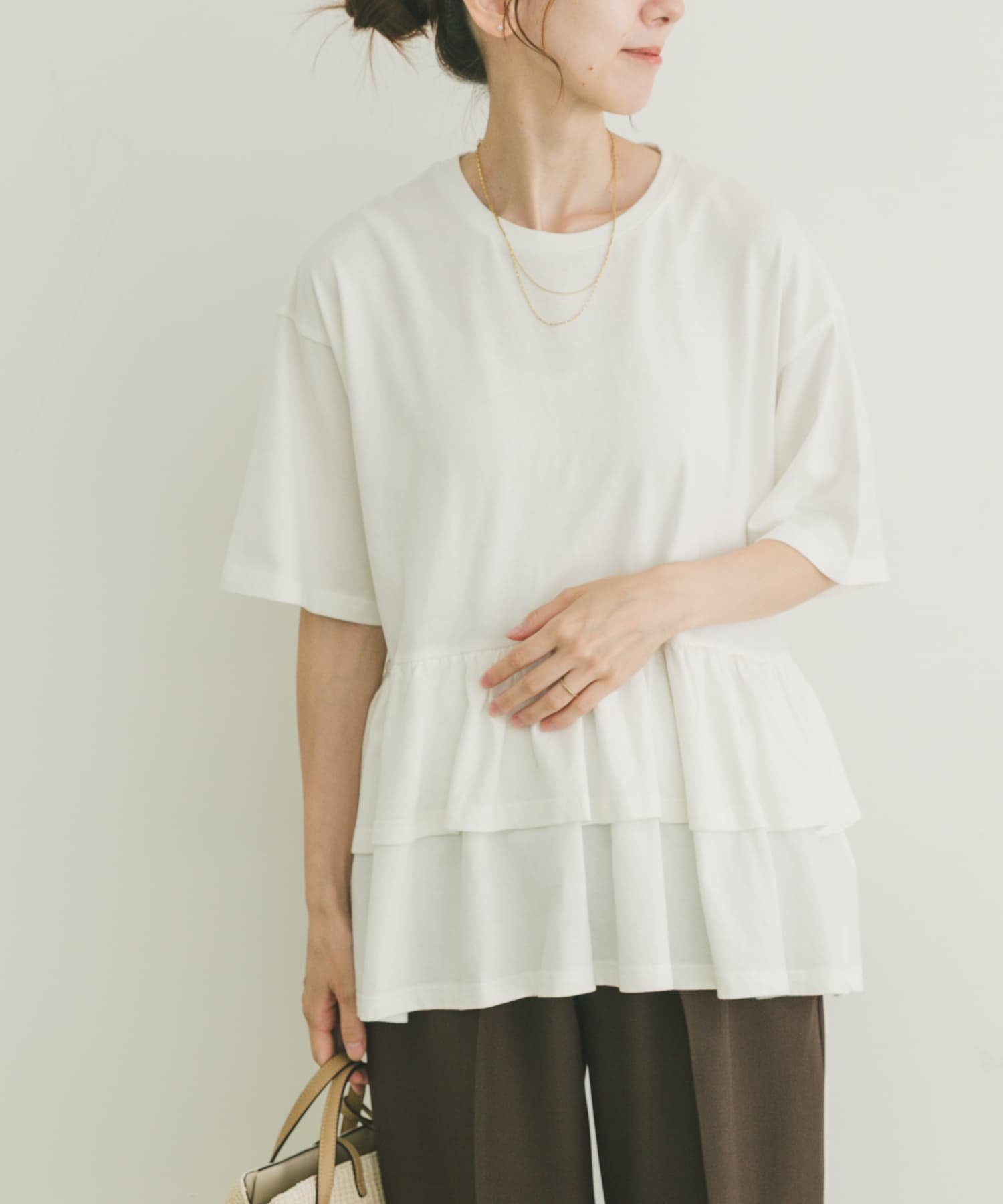 【アイテムズアーバンリサーチ/ITEMS URBAN RESEARCH】のピグメントティアードTシャツ 人気、トレンドファッション・服の通販 founy(ファニー) ファッション Fashion レディースファッション Fashion for Women トップス・カットソー Cut & Sew Tops シャツ・ブラウス・オフィスカジュアル Elegant Blouses & Button-Ups ロングTシャツ・Tシャツ Longline T-Shirts & Tees 2025年 2025 2025春夏・S/S Spring/Summer 2025 SS25 カットソー Cut and Sewn Top ティアード Tiered, Tiered Style ボトム Bottoms, Lower Wear 夏 Summer S/S・春夏 SS, Spring/Summer, Warm Season other-1|ID: prp329100004863591 ipo3291000000036162635