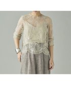 【カレンソロジー/Curensology】のC.S.G リネンリバーレースブラウス 人気、トレンドファッション・服の通販 founy(ファニー) ファッション Fashion レディースファッション Fashion for Women トップス・カットソー Cut & Sew Tops シャツ・ブラウス・オフィスカジュアル Elegant Blouses & Button-Ups インナー Innerwear エレガント 上品 Elegant スカラップ Scallop, Scalloped Edge ベーシック Basic, Essential リネン Linen, Linen Fabric レース Lace, Lace Fabric thumbnail ベージュ|ID: prp329100004863598 ipo3291000000036163775