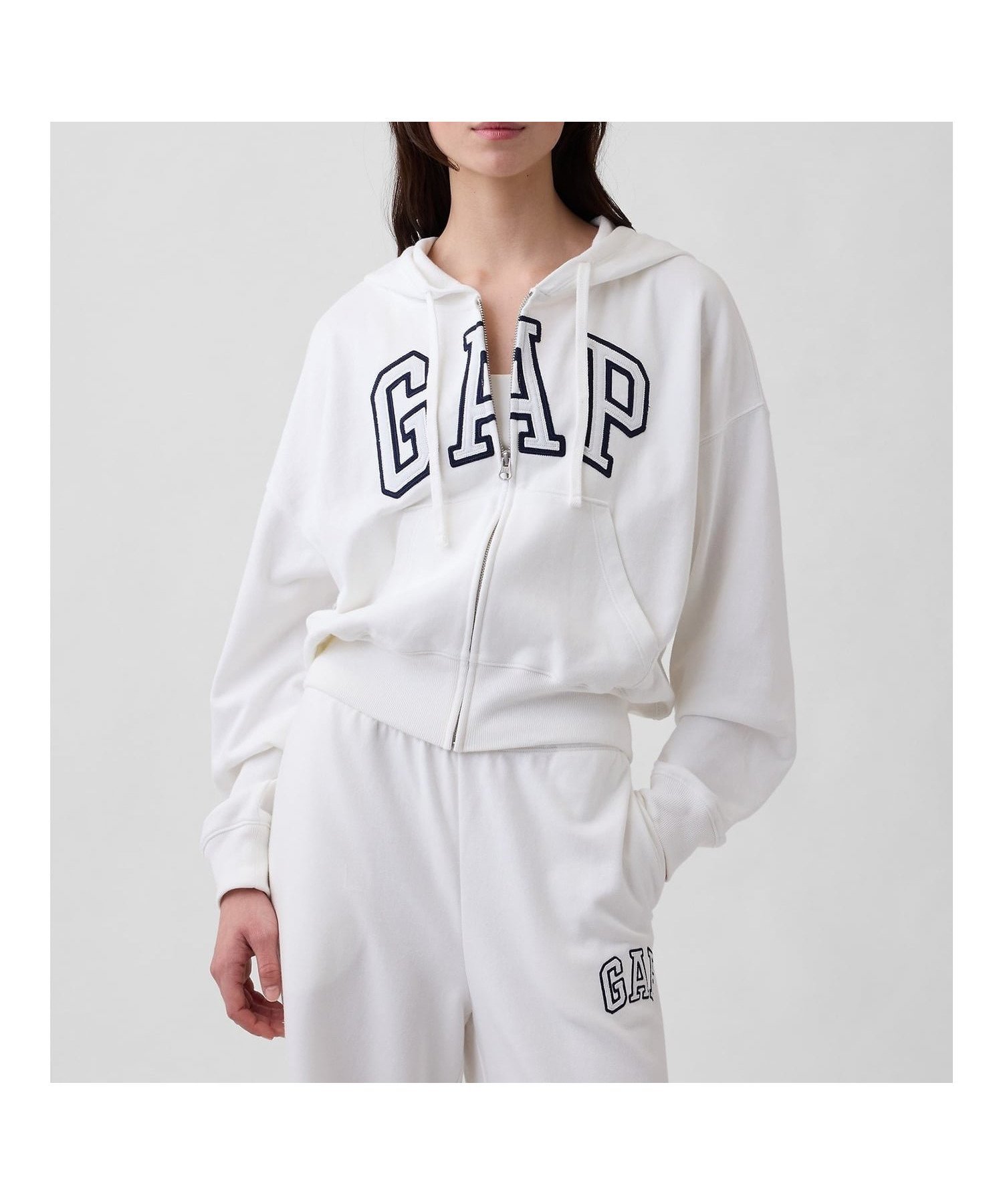 【ギャップ/GAP】のオーバーサイズ GAPロゴ フレンチテリー ジップアップパーカー インテリア・キッズ・メンズ・レディースファッション・服の通販 founy(ファニー) ファッション Fashion レディースファッション Fashion for Women トップス・カットソー Cut & Sew Tops レディースパーカー・カジュアルフーディー Casual Hoodies & Sweatshirts ショルダー Shoulder, Shoulder Strap ドロップ Drop Shoulder, Dropped Style ドローコード Drawcord, Drawstring Cord フレンチ French, French Style フロント Front, Front Design ポケット Pocket, Pocket Detail 長袖 Long Sleeve, Full Sleeve NEW_OFF_WHITE|ID: prp329100004863600 ipo3291000000036163952