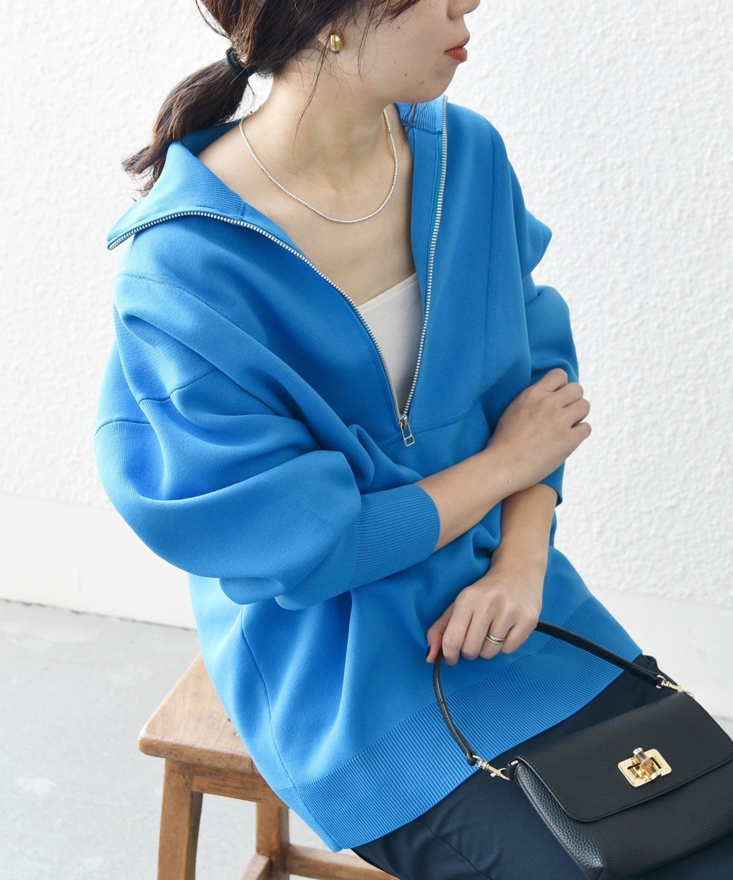 【シップス フォー ウィメン/SHIPS】の【WEB限定】SHIPS any 手洗い可能 ハーフ ジップ ハイネック プルオーバー インテリア・キッズ・メンズ・レディースファッション・服の通販 founy(ファニー) 　ファッション　Fashion　レディースファッション　Fashion for Women　トップス・カットソー　Cut & Sew Tops　カジュアルプルオーバー・ニットトップス　Pullovers & Knit Tops / Casual Pullovers　洗える　Machine Washable　ジップ　Zip, Zipper　ハイネック　High Neck, Mock Neck　ハーフ　Half, Half-Length　ロング　Long, Long-Length　2026年　2026　ロイヤルブルー|ID: prp329100004863601 ipo3291000000036164068