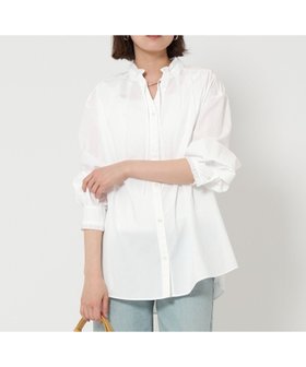 【ユナイテッドアローズ/UNITED ARROWS】のフリルネック ブラウス 2 人気、トレンドファッション・服の通販 founy(ファニー) ファッション Fashion レディースファッション Fashion for Women トップス・カットソー Cut & Sew Tops シャツ・ブラウス・オフィスカジュアル Elegant Blouses & Button-Ups 春 Spring サロペット Overalls, Salopette シンプル Simple, Minimal スウェット / スエット Sweatshirt, Sweatwear フェミニン Feminine, Girly フリル Frill, Ruffle ベスト Vest, Waistcoat リボン Ribbon, Bow ロング Long, Long-Length アウトレット Outlet / Clearance おすすめ Recommended / Our Picks 夏 Summer |ID:prp329100004863602