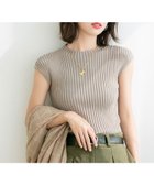 【セゾンドパピヨン/SAISON DE PAPILLON】のフレンチスリーブリブ切替サマーニットトップス 人気、トレンドファッション・服の通販 founy(ファニー) ファッション Fashion レディースファッション Fashion for Women トップス・カットソー Cut & Sew Tops ニット Knit Tops & Sweaters インナー Innerwear ウェーブ Wavy Pattern コンパクト Compact, Small Size 切替 Switching, Contrast Panel シンプル Simple, Minimal ジャケット Jacket, Outerwear スリーブ Sleeve, Long Sleeve / Short Sleeve フィット Fit, Slim Fit フレンチ French, French Style リブニット Rib Knit, Ribbed Knit おすすめ Recommended / Our Picks エレガント 上品 Elegant thumbnail ベージュ|ID: prp329100004863606 ipo3291000000036164323