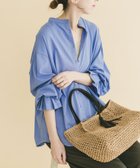 【アイテムズアーバンリサーチ/ITEMS URBAN RESEARCH】のバンドカラーソデタックカットソー 人気、トレンドファッション・服の通販 founy(ファニー) ファッション Fashion レディースファッション Fashion for Women トップス・カットソー Cut & Sew Tops カットソー・ベーシックTシャツ Cut-and-Sewn Tops / Stretch Tees & Basics 2026年 2026 カットソー Cut and Sewn Top シャーリング Shirring, Ruched 夏 Summer S/S・春夏 SS, Spring/Summer, Warm Season thumbnail ブルー|ID: prp329100004863611 ipo3291000000036164752