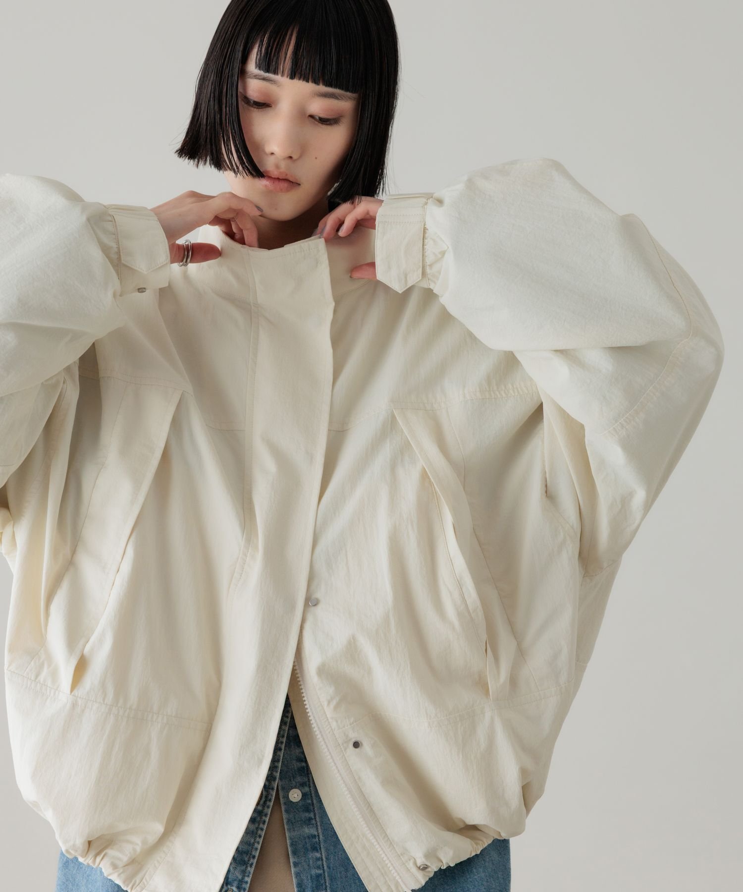 【ローリーズファーム/LOWRYS FARM】のボリュームモンスターコート 人気、トレンドファッション・服の通販 founy(ファニー) 　ファッション　Fashion　レディースファッション　Fashion for Women　アウター　Coat / Outerwear Collection　コート・ロングコート・ピーコート　Long Coats, Peacoats & More　おすすめ　Recommended / Our Picks　ショート　Short, Short Length　ドローコード　Drawcord, Drawstring Cord　バルーン　Balloon, Balloon Silhouette　パーカー　Hoodie, Parka　ポケット　Pocket, Pocket Detail　人気　Popular, Best Seller　 other-1|ID: prp329100004863893 ipo3291000000036182135