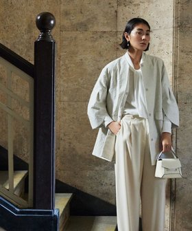 【トゥモローランド/TOMORROWLAND】のボタニカルジャカード トラペーズコート 人気、トレンドファッション・服の通販 founy(ファニー) ファッション Fashion レディースファッション Fashion for Women アウター Coat / Outerwear Collection コート・ロングコート・ピーコート Long Coats, Peacoats & More おすすめ Recommended / Our Picks ジャカード/ジャガード Jacquard, Woven Pattern スリーブ Sleeve, Long Sleeve / Short Sleeve セレモニー Ceremony デニム Denim, Jeans Material フェミニン Feminine, Girly ボタニカル Botanical, Floral Pattern エレガント 上品 Elegant 入学式 Entrance Ceremony |ID:prp329100004863924