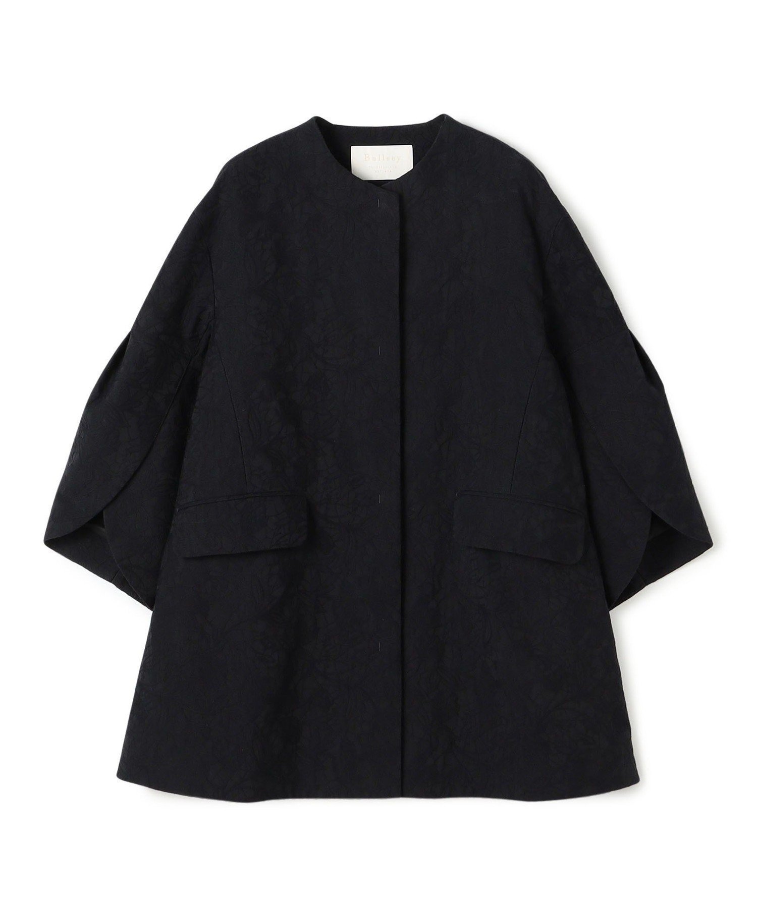 【トゥモローランド/TOMORROWLAND】のボタニカルジャカード トラペーズコート インテリア・キッズ・メンズ・レディースファッション・服の通販 founy(ファニー) ファッション Fashion レディースファッション Fashion for Women アウター Coat / Outerwear Collection コート・ロングコート・ピーコート Long Coats, Peacoats & More おすすめ Recommended / Our Picks ジャカード/ジャガード Jacquard, Woven Pattern スリーブ Sleeve, Long Sleeve / Short Sleeve セレモニー Ceremony デニム Denim, Jeans Material フェミニン Feminine, Girly ボタニカル Botanical, Floral Pattern エレガント 上品 Elegant 入学式 Entrance Ceremony 69 ネイビー|ID: prp329100004863924 ipo3291000000036182297