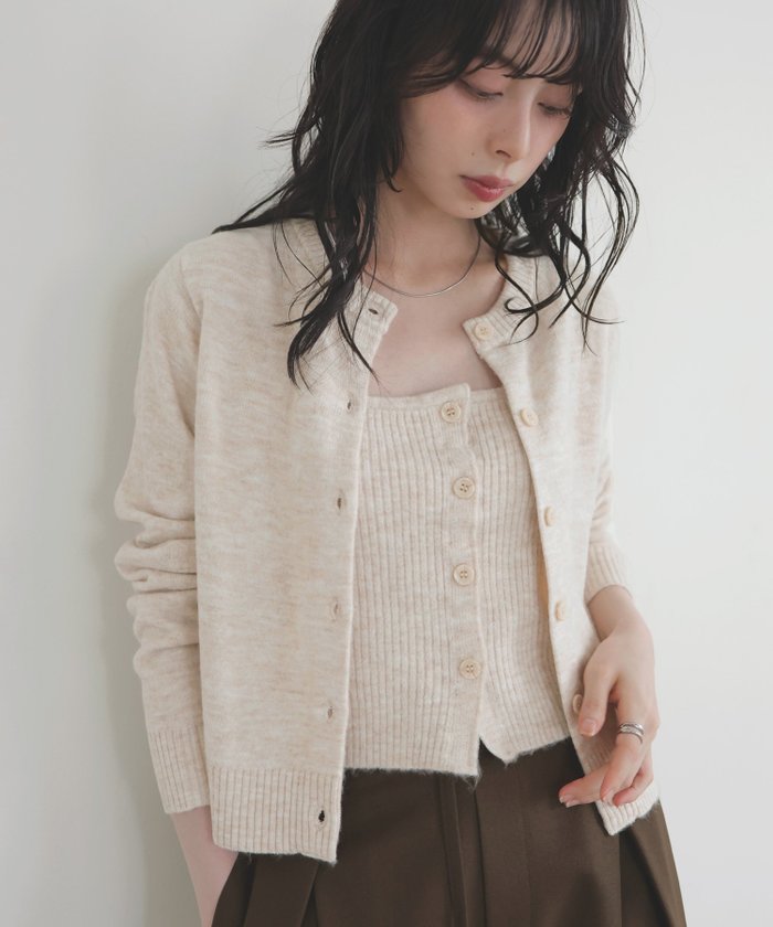 【リアン/Lian】のビスチェセットニットカーディガン インテリア・キッズ・メンズ・レディースファッション・服の通販 founy(ファニー) https://founy.com/ ファッション Fashion レディースファッション Fashion for Women トップス・カットソー Cut & Sew Tops ニット Knit Tops & Sweaters カーディガン・羽織り Layered Style Cardigans ビスチェ Bustiers & Corset Tops / Layered Bustier Style カーディガン Cardigan, Knitwear ビスチェ Bustier, Corset Top |ID: prp329100004863928 ipo3291000000036182387