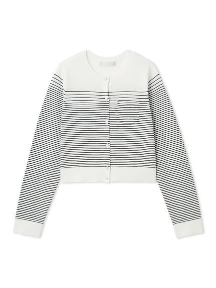 【セルフォード/CELFORD】の【UVカット】【洗える】ポケットカーディガン インテリア・キッズ・メンズ・レディースファッション・服の通販 founy(ファニー) 　ファッション　Fashion　レディースファッション　Fashion for Women　トップス・カットソー　Cut & Sew Tops　カーディガン・羽織り　Layered Style Cardigans　おすすめ　Recommended / Our Picks　ウェーブ　Wavy Pattern　カーディガン　Cardigan, Knitwear　コンパクト　Compact, Small Size　スマート　Smart, Elegant　プレート　Plate, Dish　ポケット　Pocket, Pocket Detail　夏　Summer　洗える　Machine Washable　BORDER[933]|ID: prp329100004863931 ipo3291000000036182502