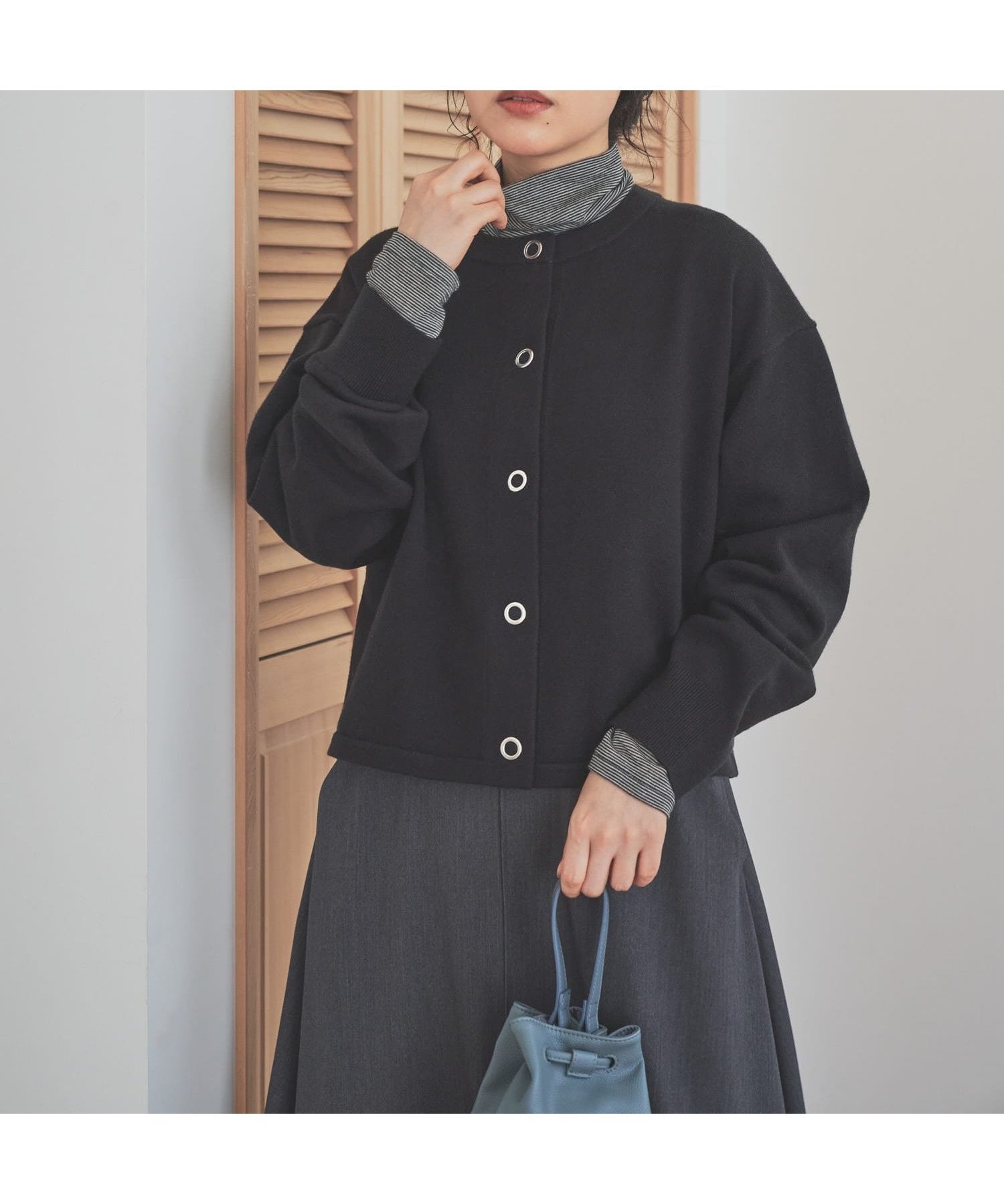 【アーバンリサーチ ドアーズ/URBAN RESEARCH DOORS】の『仁村紗和さん着用』『UR TECH 200日ニット』リングドットカーディガン インテリア・キッズ・メンズ・レディースファッション・服の通販 founy(ファニー) ファッション Fashion レディースファッション Fashion for Women トップス・カットソー Cut & Sew Tops ニット Knit Tops & Sweaters カーディガン・羽織り Layered Style Cardigans カーディガン Cardigan, Knitwear ショート Short, Short Length スリーブ Sleeve, Long Sleeve / Short Sleeve ドット Polka Dot, Dot Pattern ワイド Wide, Wide Fit A/W・秋冬 Autumn/Winter 冬 Winter / This Winter おすすめ Recommended / Our Picks 2025年 2025 2025-2026秋冬・A/W Autumn/Winter 2025–26 AW25–26 BLACK|ID: prp329100004863933 ipo3291000000036182550