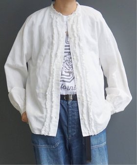 【ジャーナルスタンダード ラックス/journal standard luxe】の《追加》CLシャンブレー フリルブラウス 人気、トレンドファッション・服の通販 founy(ファニー) ファッション Fashion レディースファッション Fashion for Women トップス・カットソー Cut & Sew Tops シャツ・ブラウス・オフィスカジュアル Elegant Blouses & Button-Ups 2026年 2026 ギャザー Gathered, Ruffled シャンブレー Chambray, Denim-Like Fabric スマート Smart, Elegant フリル Frill, Ruffle リネン Linen, Linen Fabric |ID:prp329100004863935