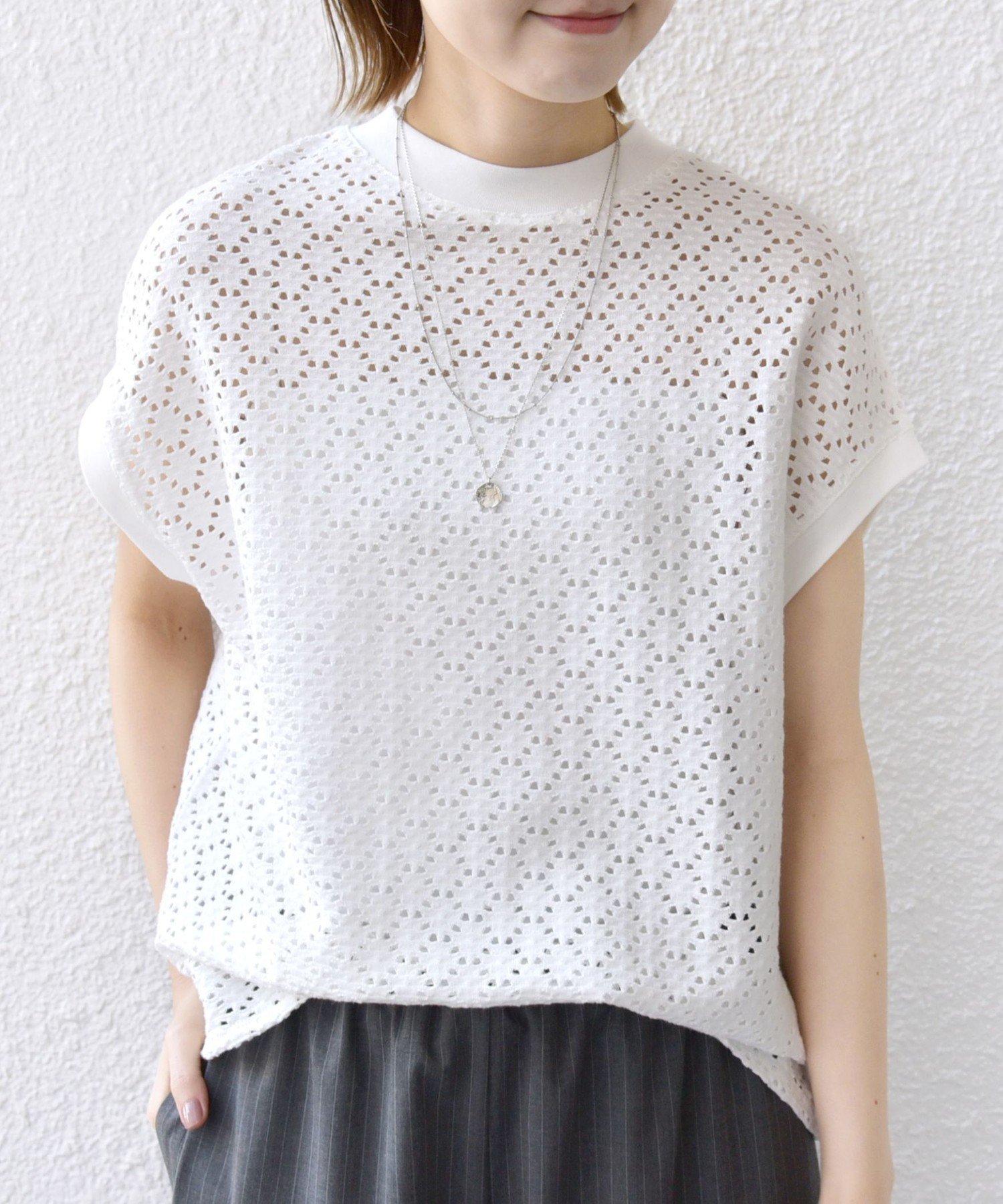 【シップス フォー ウィメン/SHIPS】の【WEB限定】 手洗い可能 アイレット クルーネック プルオーバー インテリア・キッズ・メンズ・レディースファッション・服の通販 founy(ファニー) ファッション Fashion レディースファッション Fashion for Women トップス・カットソー Cut & Sew Tops カジュアルプルオーバー・ニットトップス Pullovers & Knit Tops / Casual Pullovers アイレット Eyelet Lace イエロー Yellow オレンジ Orange シルバー Silver, Metallic Silver ストライプ Stripe, Striped Pattern ストレッチ Stretch, Stretchy Fabric パープル Purple, Violet フラワー Flower, Floral ベーシック Basic, Essential ボトム Bottoms, Lower Wear ラベンダー Lavender リラックス Relax, Relaxed Fit レース Lace, Lace Fabric 2026年 2026 ライトホワイト|ID: prp329100004863939 ipo3291000000036182781