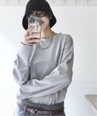 【ジャーナルスタンダード ラックス/journal standard luxe】のStandard ロングスリーブクルーネックプル 人気、トレンドファッション・服の通販 founy(ファニー) ファッション Fashion レディースファッション Fashion for Women thumbnail グレーA|ID: prp329100004863940 ipo3291000000036182865