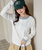 【フリークスストア/FREAK'S STORE】のヘンリーネック レイヤード ロンT 限定展開 人気、トレンドファッション・服の通販 founy(ファニー) ファッション Fashion レディースファッション Fashion for Women トップス・カットソー Cut & Sew Tops ロングTシャツ・Tシャツ Longline T-Shirts & Tees 2026年 2026 インナー Innerwear シンプル Simple, Minimal トレンド Trend, Trending Now バランス Balance, Style Balance ベスト Vest, Waistcoat ロング Long, Long-Length 夏 Summer S/S・春夏 SS, Spring/Summer, Warm Season thumbnail オフホワイト|ID: prp329100004863945 ipo3291000000036182960