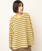 【アールエヌエーエヌ/RNA-N】のM2483 ヴィンテージコットンワイドルーズボーダープルオーバー 人気、トレンドファッション・服の通販 founy(ファニー) ファッション Fashion レディースファッション Fashion for Women トップス・カットソー Cut & Sew Tops カジュアルプルオーバー・ニットトップス Pullovers & Knit Tops / Casual Pullovers おすすめ Recommended / Our Picks バランス Balance, Style Balance ベーシック Basic, Essential ボーダー Border, Stripe ロング Long, Long-Length 今季 This Season, Current Season thumbnail ヨーク/チャコールグレー|ID: prp329100004863951 ipo3291000000036183155