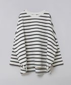 【アールエヌエーエヌ/RNA-N】のM2483 ヴィンテージコットンワイドルーズボーダープルオーバー 人気、トレンドファッション・服の通販 founy(ファニー) ファッション Fashion レディースファッション Fashion for Women トップス・カットソー Cut & Sew Tops カジュアルプルオーバー・ニットトップス Pullovers & Knit Tops / Casual Pullovers おすすめ Recommended / Our Picks バランス Balance, Style Balance ベーシック Basic, Essential ボーダー Border, Stripe ロング Long, Long-Length 今季 This Season, Current Season thumbnail エクリュ/チャコール|ID: prp329100004863951 ipo3291000000036183159