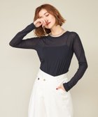 【ユナイテッドアローズ/UNITED ARROWS】のconte コットン シアー クルーネックカットソー 人気、トレンドファッション・服の通販 founy(ファニー) ファッション Fashion レディースファッション Fashion for Women トップス・カットソー Cut & Sew Tops カットソー・ベーシックTシャツ Cut-and-Sewn Tops / Stretch Tees & Basics シアー Sheer, See-Through シンプル Simple, Minimal ジャケット Jacket, Outerwear ロング Long, Long-Length thumbnail NAVY|ID: prp329100004863952 ipo3291000000036183210