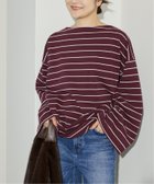 【スローブ イエナ/SLOBE IENA】の《追加》ビックボーダープルオーバー 人気、トレンドファッション・服の通販 founy(ファニー) ファッション Fashion レディースファッション Fashion for Women トップス・カットソー Cut & Sew Tops カジュアルプルオーバー・ニットトップス Pullovers & Knit Tops / Casual Pullovers インナー Innerwear 秋 Autumn シンプル Simple, Minimal タートル Turtleneck, Turtle Collar デニム Denim, Jeans Material トレンド Trend, Trending Now ワイド Wide, Wide Fit A/W・秋冬 Autumn/Winter おすすめ Recommended / Our Picks 2025年 2025 2025-2026秋冬・A/W Autumn/Winter 2025–26 AW25–26 thumbnail ボルドー|ID: prp329100004863960 ipo3291000000036183303