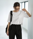 【スタイルデリ/STYLE DELI】の【ものづくりJAPAN】ディオラマBASICボーイズTシャツ 人気、トレンドファッション・服の通販 founy(ファニー) ファッション Fashion レディースファッション Fashion for Women トップス・カットソー Cut & Sew Tops シャツ・ブラウス・オフィスカジュアル Elegant Blouses & Button-Ups ロングTシャツ・Tシャツ Longline T-Shirts & Tees インド Indian Textile カットソー Cut and Sewn Top コレクション Collection, Seasonal Line サロペット Overalls, Salopette シンプル Simple, Minimal ジャケット Jacket, Outerwear ストレート Straight, Straight Cut スリット Slit, Slit Detail タオル Towel, Bath Towel バランス Balance, Style Balance ボーイズ Boyish, Boy Style メンズ Men's, Menswear 日本製 Made In Japan エレガント 上品 Elegant thumbnail ホワイト|ID: prp329100004863961 ipo3291000000036183318