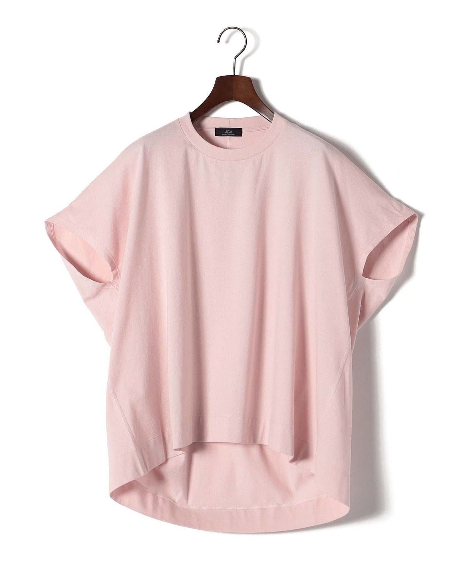 【シップス フォー ウィメン/SHIPS】のSHIPS Primary NavyLabel 手洗い可能 BIG Tシャツ インテリア・キッズ・メンズ・レディースファッション・服の通販 founy(ファニー) ファッション Fashion レディースファッション Fashion for Women トップス・カットソー Cut & Sew Tops シャツ・ブラウス・オフィスカジュアル Elegant Blouses & Button-Ups ロングTシャツ・Tシャツ Longline T-Shirts & Tees パターン Pattern, Design Print ベーシック Basic, Essential ライトピンク|ID: prp329100004863969 ipo3291000000036183536