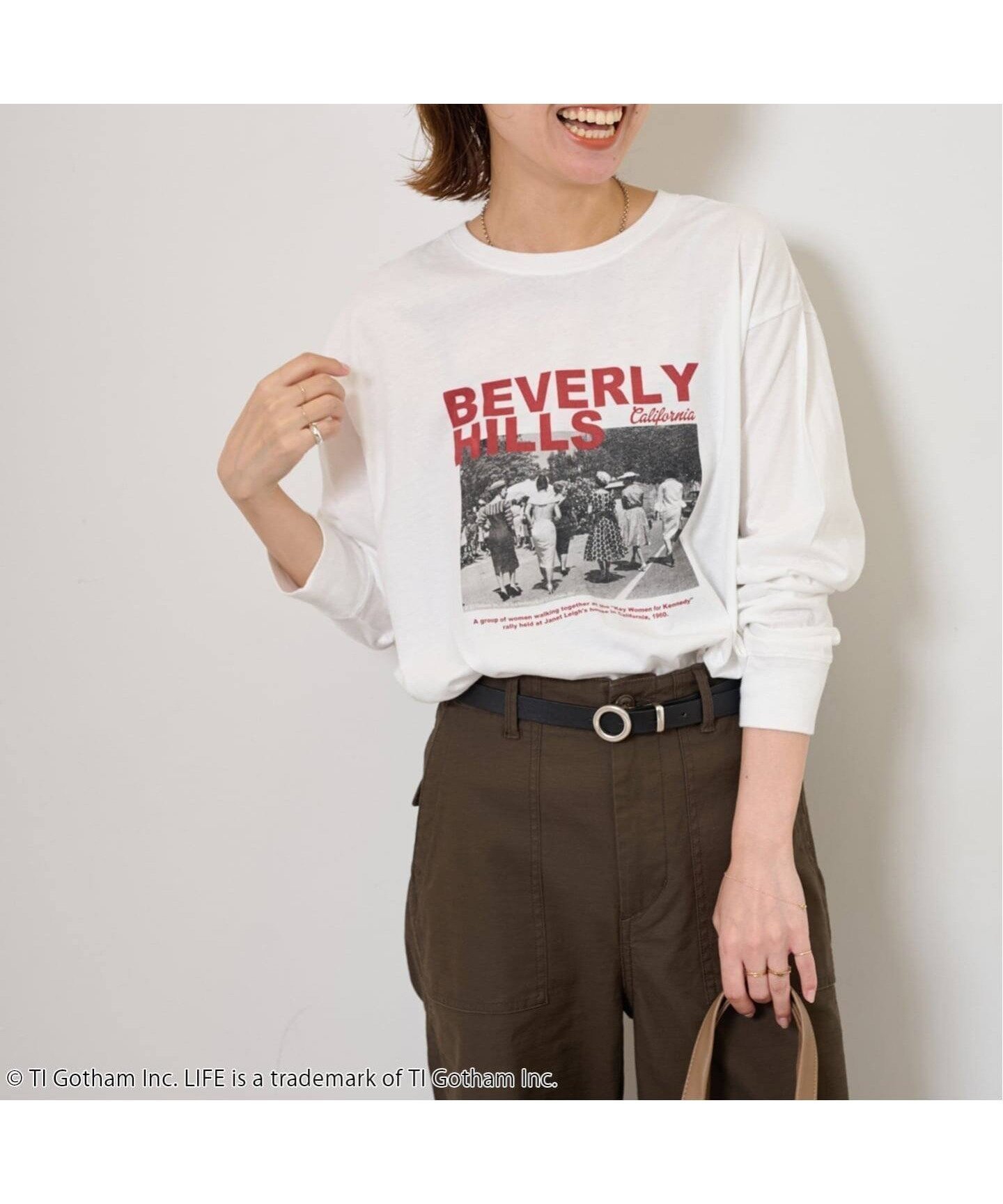 【ジャーナルスタンダード レリューム/JOURNAL STANDARD relume】の《追加》別注【GOOD ROCK SPEED】LIFE PC フォトT インテリア・キッズ・メンズ・レディースファッション・服の通販 founy(ファニー) ファッション Fashion レディースファッション Fashion for Women インナー Innerwear ヴィンテージ Vintage Style キャラクター Character, Licensed Characters クラシカル Classical, Vintage-Inspired グラフィック Graphic, Graphic Design ジャケット Jacket, Outerwear スリーブ Sleeve, Long Sleeve / Short Sleeve 別注 Limited Edition, Custom Order モダン Modern, Contemporary ラウンド Round, Round Neck ロング Long, Long-Length 2025年 2025 2025-2026秋冬・A/W Autumn/Winter 2025–26 AW25–26 ホワイト A|ID: prp329100004863971 ipo3291000000036183580