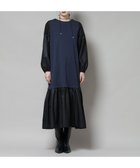 【ナノ ユニバース/nano universe】のハシゴレーススリーブ異素材コンビワンピース 人気、トレンドファッション・服の通販 founy(ファニー) ファッション Fashion レディースファッション Fashion for Women ワンピース Dresses コンビ Combo, Combination Style 切替 Switching, Contrast Panel ブロード Broadcloth, Fine Cotton メタル Metal, Metal Parts リラックス Relax, Relaxed Fit レース Lace, Lace Fabric ロング Long, Long-Length おすすめ Recommended / Our Picks エレガント 上品 Elegant 2025年 2025 2025-2026秋冬・A/W Autumn/Winter 2025–26 AW25–26 thumbnail ネイビー|ID: prp329100004863997 ipo3291000000036184182