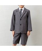 【パクシル/PAQXIL / KIDS】の【4点セットスーツ】ジャケット+ハーフパンツ+シャツ+ネクタイ 人気、トレンドファッション・服の通販 founy(ファニー) ファッション Fashion キッズファッション Fashion for Kids ボトムス Bottoms ジャケット Jacket, Outerwear スーツ Suit, Formalwear チェック Check, Plaid, Tartan ハーフ Half, Half-Length バランス Balance, Style Balance パッチ Patch, Appliqué フォーマル Formal, Dressy ポケット Pocket, Pocket Detail セレモニー Ceremony 入学式 Entrance Ceremony 卒業式 Graduation Ceremony thumbnail グレー|ID: prp329100004864597 ipo3291000000036204718