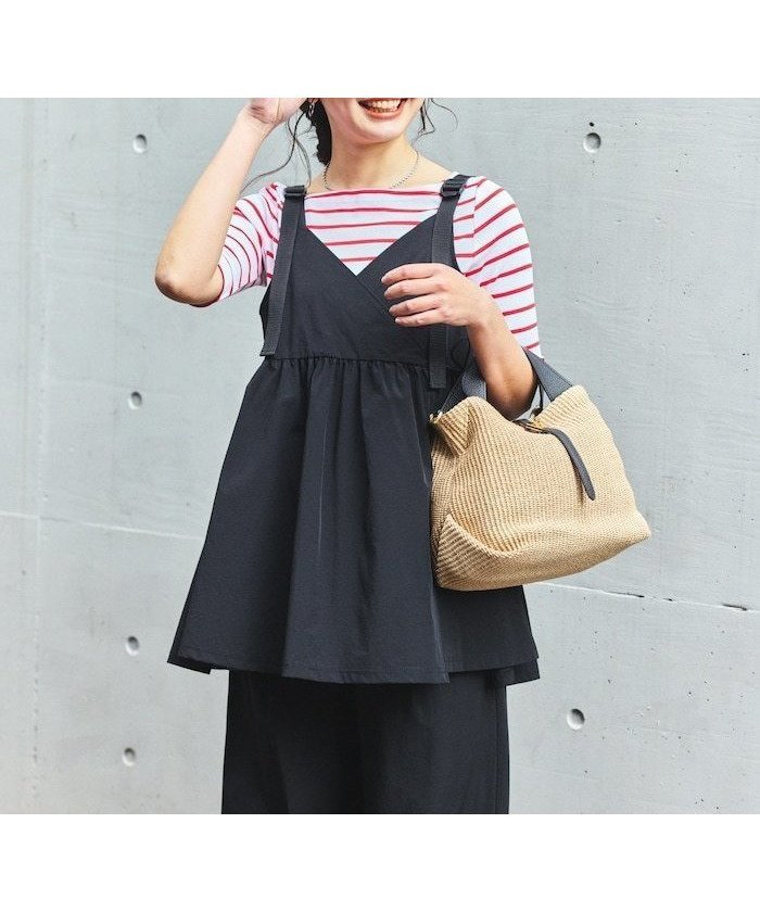 【フリークスストア/FREAK'S STORE】の別注 UVカット カシュクールキャミ セットアップ インテリア・キッズ・メンズ・レディースファッション・服の通販 founy(ファニー) 　ファッション　Fashion　レディースファッション　Fashion for Women　トップス・カットソー　Cut & Sew Tops　キャミソール&ノースリーブ　Camisoles & Sleeveless Tops　軽量　Lightweight, Ultra Light　シェイプ　Shape, Slim Fit　ストレッチ　Stretch, Stretchy Fabric　ストレート　Straight, Straight Cut　スペシャル　Special, Limited Edition　セットアップ　Set-Up, Coordinated Outfit　定番　Standard, Basic Item　バランス　Balance, Style Balance　フレア　Flare, Flared　別注　Limited Edition, Custom Order　メッシュ　Mesh, Net Fabric　ワイド　Wide, Wide Fit　S/S・春夏　SS, Spring/Summer, Warm Season　夏　Summer　2026年　2026　ブラック|ID: prp329100004864598 ipo3291000000036204712