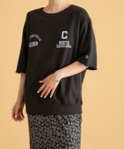【サニーレーベル/Sonny Label / URBAN RESEARCH】の『別注』Champion×Sonny Label リバースウィーブロゴスウェットTシャツ 人気、トレンドファッション・服の通販 founy(ファニー) ファッション Fashion レディースファッション Fashion for Women トップス・カットソー Cut & Sew Tops シャツ・ブラウス・オフィスカジュアル Elegant Blouses & Button-Ups レディースパーカー・カジュアルフーディー Casual Hoodies & Sweatshirts ロングTシャツ・Tシャツ Longline T-Shirts & Tees スウェット・クルーネックトップス Sweatshirts & Crewnecks / Relaxed Fit Sweat Tops 今季 This Season, Current Season シンプル Simple, Minimal スポーツ Sports, Activewear プリント Print, Printed Pattern ボトム Bottoms, Lower Wear 別注 Limited Edition, Custom Order ルーズ Loose, Oversized A/W・秋冬 Autumn/Winter 冬 Winter / This Winter 2025年 2025 2025-2026秋冬・A/W Autumn/Winter 2025–26 AW25–26 thumbnail オフブラック|ID: prp329100004864599 ipo3291000000036204756