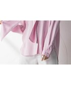 【メイソングレイ/MAYSON GREY】のボウタイ付きデニムシャツ≪洗濯機で洗える≫ ピンク|ID: prp329100004864610 ipo3291000000036205048