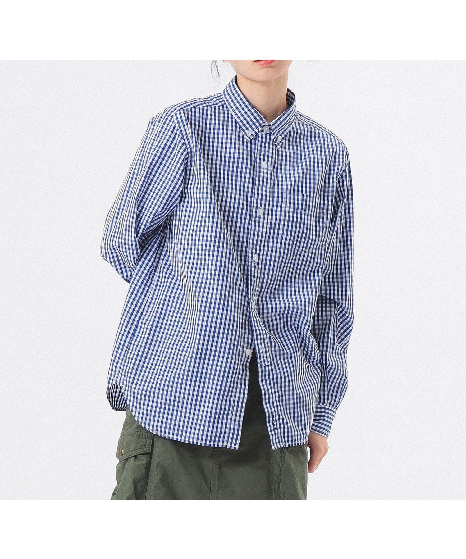 【ビームス ウイメン/BEAMS】の100/2 ギンガムチェック ボタンダウン シャツ インテリア・キッズ・メンズ・レディースファッション・服の通販 founy(ファニー) 　ファッション　Fashion　レディースファッション　Fashion for Women　トップス・カットソー　Cut & Sew Tops　シャツ・ブラウス・オフィスカジュアル　Elegant Blouses & Button-Ups　インナー　Innerwear　カーディガン　Cardigan, Knitwear　ギンガム　Gingham, Gingham Fabric　クラシック　Classic, Timeless Style　ジャケット　Jacket, Outerwear　ダウン　Down, Puffer　チェック　Check, Plaid, Tartan　デニム　Denim, Jeans Material　定番　Standard, Basic Item　バランス　Balance, Style Balance　フィット　Fit, Slim Fit　ワーク　Workwear, Utility Style　NAVY|ID: prp329100004864615 ipo3291000000036205158