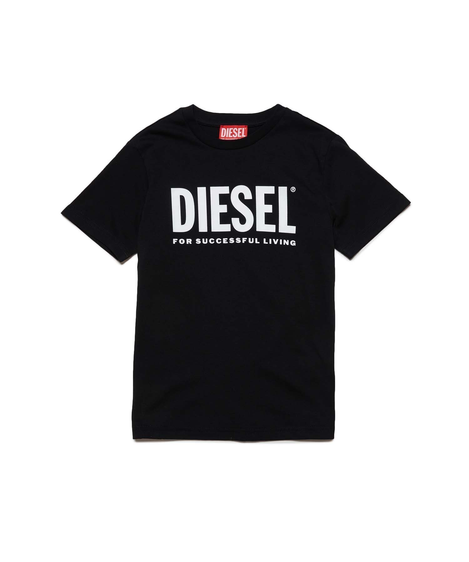 【シフォン/SHIFFON / KIDS】のDIESEL(ディーゼル)Kids Junior ブランドロゴ半袖Tシャツカットソー インテリア・キッズ・メンズ・レディースファッション・服の通販 founy(ファニー) 　ファッション　Fashion　キッズファッション　Fashion for Kids　トップス・カットソー　Cut & Sew Tops　アクセサリー　Fashion Accessories　カットソー　Cut and Sewn Top　コレクション　Collection, Seasonal Line　デニム　Denim, Jeans Material　プレミアム　Premium, High-End　半袖　Short Sleeve, Half Sleeve　ラグジュアリー　Luxury, Elegant　ブラック|ID: prp329100004864633 ipo3291000000036205642