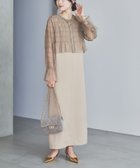 【アーバンリサーチ ロッソ/URBAN RESEARCH ROSSO】のチュールカーディガン×レイヤードワンピース MOVHA|ID: prp329100004864672 ipo3291000000036206334