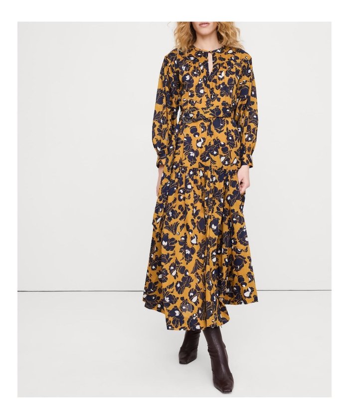 【バナナ リパブリック/BANANA REPUBLIC】のコットン ティアード マキシ シフトドレス インテリア・キッズ・メンズ・レディースファッション・服の通販 founy(ファニー) https://founy.com/ ファッション Fashion レディースファッション Fashion for Women ワンピース Dresses フォーマル・パーティードレス・結婚式用ドレス Elegant & Casual Dresses ティアード Tiered, Tiered Style ドレス Dress, One-Piece フィット Fit, Slim Fit フレア Flare, Flared マキシ Maxi, Full Length ロング Long, Long-Length 軽量 Lightweight, Ultra Light |ID: prp329100004864678 ipo3291000000036206418