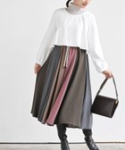 【アールピーエス/rps】のカラフルパッチワークドッキングワンピース 人気、トレンドファッション・服の通販 founy(ファニー) ファッション Fashion レディースファッション Fashion for Women ワンピース Dresses カラフル Colorful Design ジョーゼット Georgette, Semi-Sheer Fabric ストレッチ Stretch, Stretchy Fabric ドッキング Docking, Mixed Material パッチワーク Patchwork, Mixed Fabric リボン Ribbon, Bow 再入荷 Restock / Back in Stock 無地 Plain, Solid Color thumbnail オフホワイト2|ID: prp329100004864679 ipo3291000000036206443