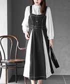 【アールピーエス/rps】のシフォンプリーツ切替ジャンスカ 人気、トレンドファッション・服の通販 founy(ファニー) ファッション Fashion レディースファッション Fashion for Women ガーリー Girly, Feminine Style コンパクト Compact, Small Size シフォン Chiffon, Lightweight Fabric フェイク Faux, Fake プリーツ Pleats, Pleated ループ Loop, Loop Knit 切替 Switching, Contrast Panel thumbnail ブラック|ID: prp329100004864684 ipo3291000000036206569