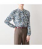 【ニューヨーカー/NEWYORKER】のビオラフラワープリント フロントフリルブラウス ブルー|ID: prp329100004864685 ipo3291000000036206586