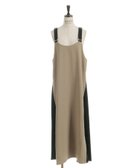 【アクシーズファム/axes femme】の肩ベルトバイカラージャンスカ 人気、トレンドファッション・服の通販 founy(ファニー) ファッション Fashion レディースファッション Fashion for Women ベルト&ウエストマーク Belts & Waist Accessories カットソー Cut and Sewn Top クラシカル Classical, Vintage-Inspired シューズ Shoes, Footwear ハイネック High Neck, Mock Neck メタル Metal, Metal Parts ロング Long, Long-Length 切替 Switching, Contrast Panel 厚底 Platform Shoes thumbnail ベージュ|ID: prp329100004864705 ipo3291000000036206905